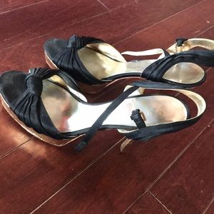 Heels open toe Front platform so more comfortable